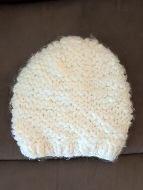 Collection XIIX Cream Chunky Knit Beanie